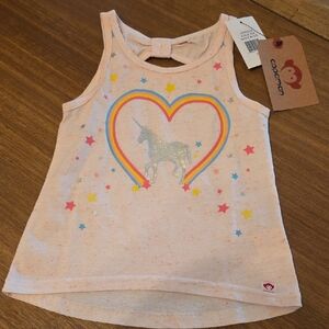 Pink Unicorn Kids Tank Top